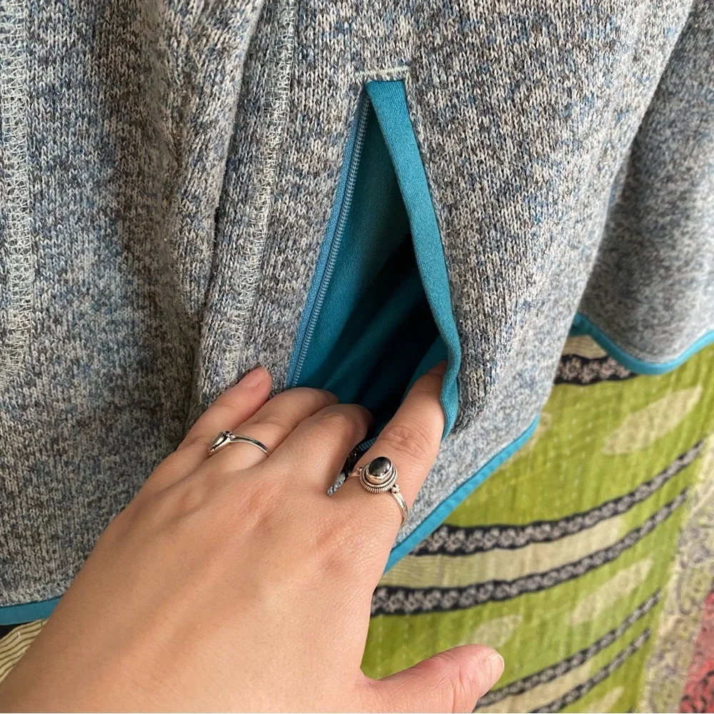 Patagonia Atoll Blue Better Sweater Fleece Outdoor Jacket Size Large - Picture 10 of 16